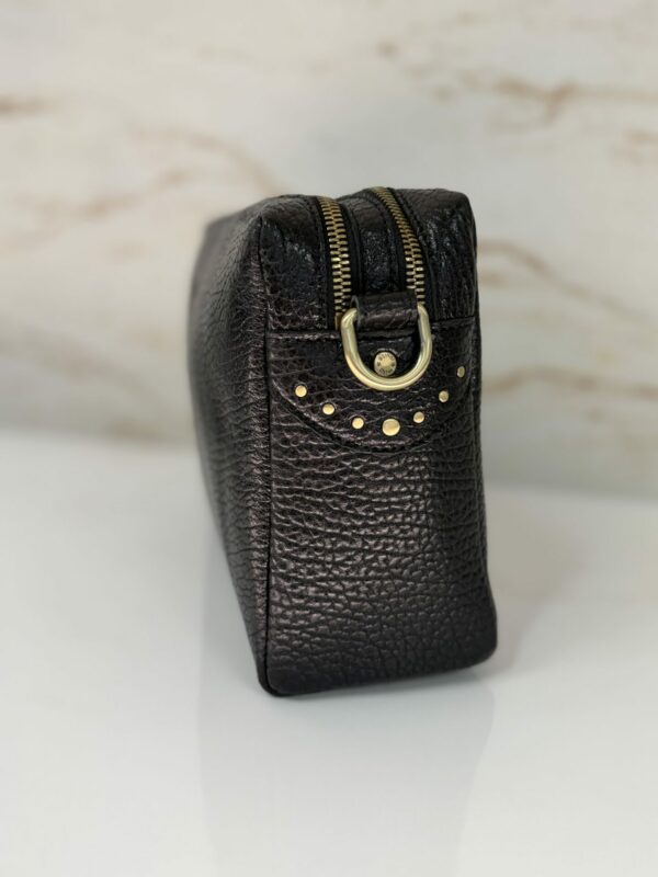 Sac besace Mama L E1 Mila Louise cuir noir
