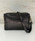Sac besace Mama L E1 Mila Louise cuir noir