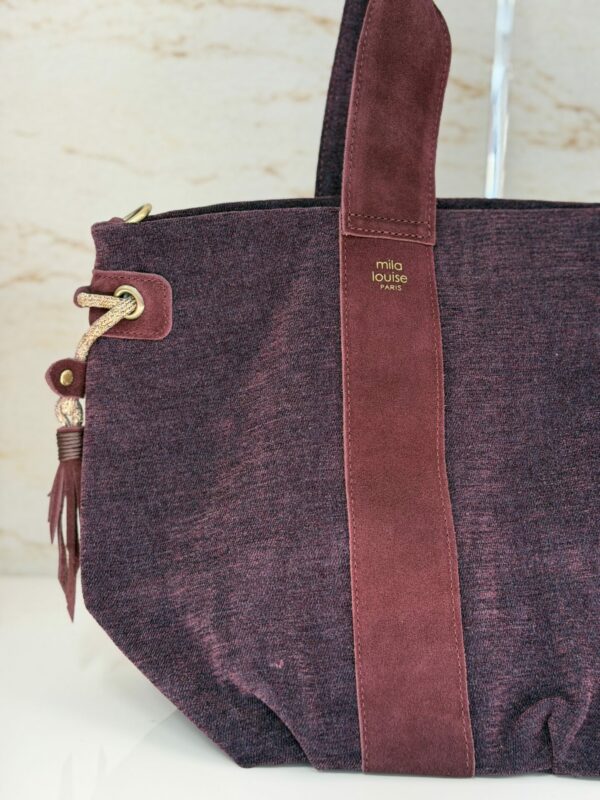 Sac cabas Prudy JN4 Mila Louise rouge/bordeaux