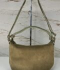 Sac bandoulière besace Mae V cuir Mila Louise oyster