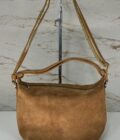 Sac bandoulière besace Mae V cuir Mila Louise ambre