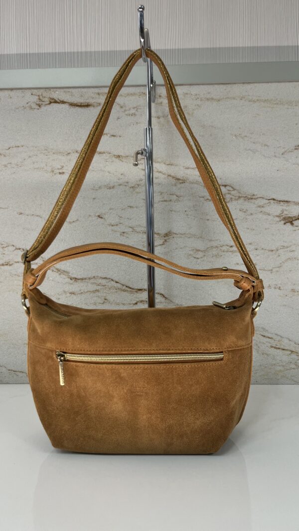 Sac bandoulière besace Mae V cuir Mila Louise ambre