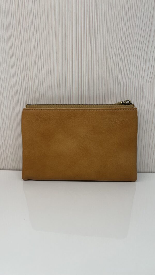 Portefeuille femme Prun C cuir Mila Louise ambre