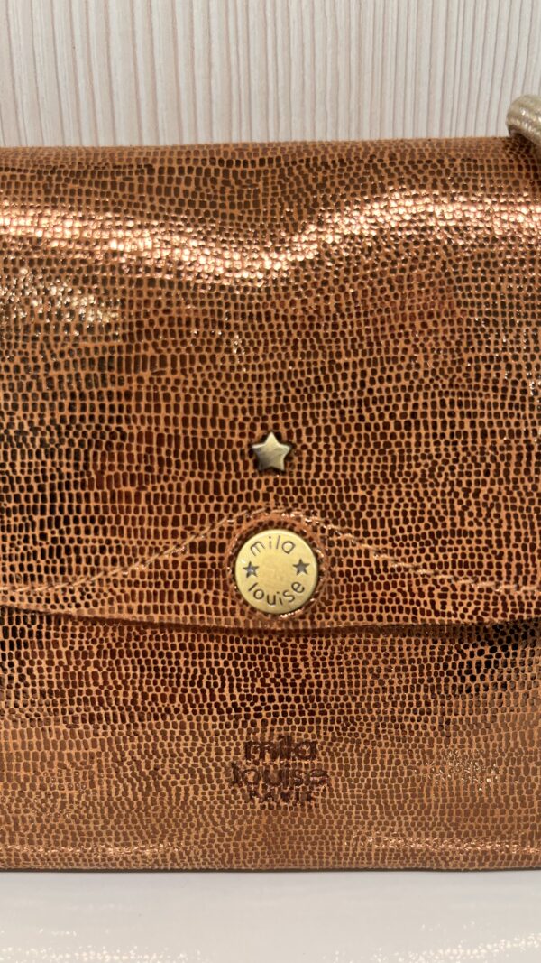 Sac à main pochette Olca RX Mila Louise tan