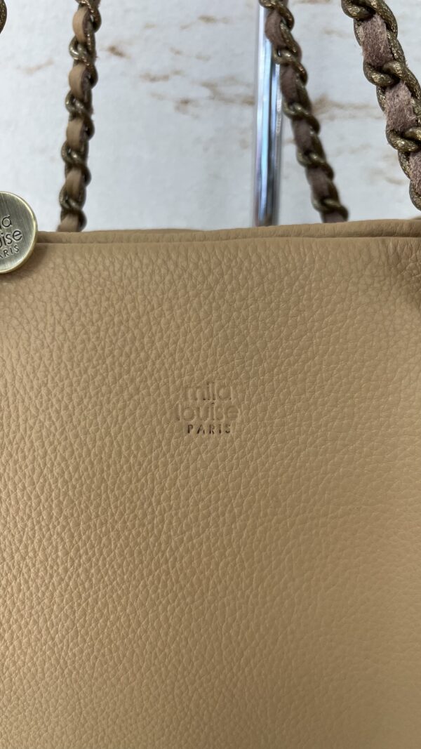 Sac bandoulière cuir Nell C1 Mila Louise ambre