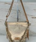 Sac seau Milena tissu pailleté Mila Louise camel