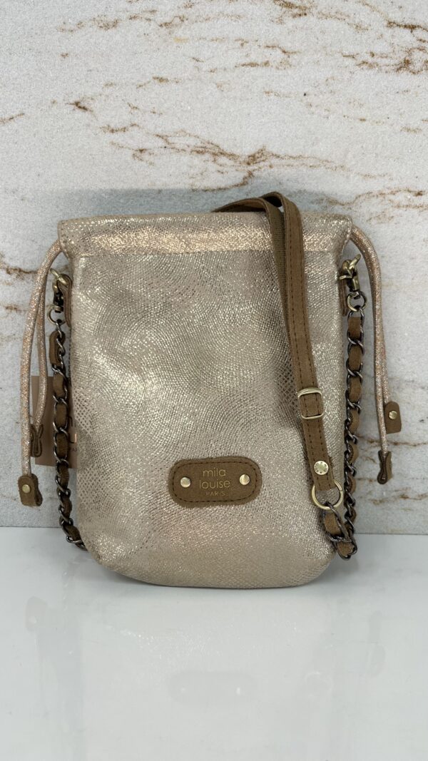 Sac pochette bandoulière Mai PG2 Mila Louise ambre