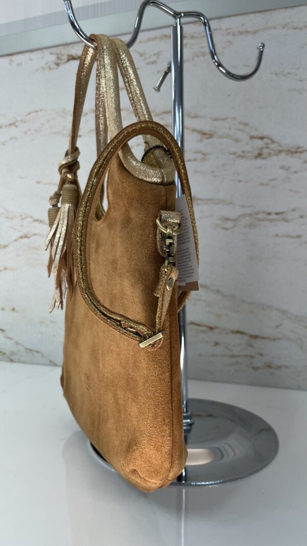 Sac à main avec bandoulière Polya V Mila Louise ambre