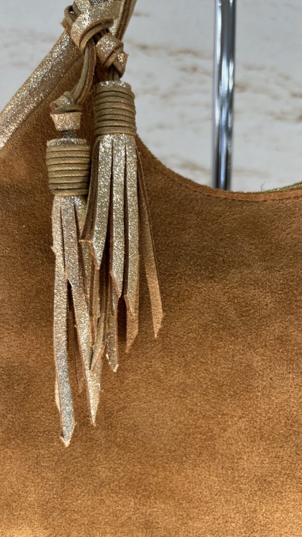 Sac à main avec bandoulière Polya V Mila Louise ambre