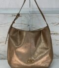 Sac cabas Maeli XC cuir pailleté Mila Louise bronze fossil