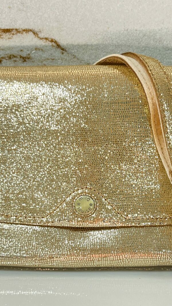 Sac pochette porté travers Odile RX Mila Louise ambre