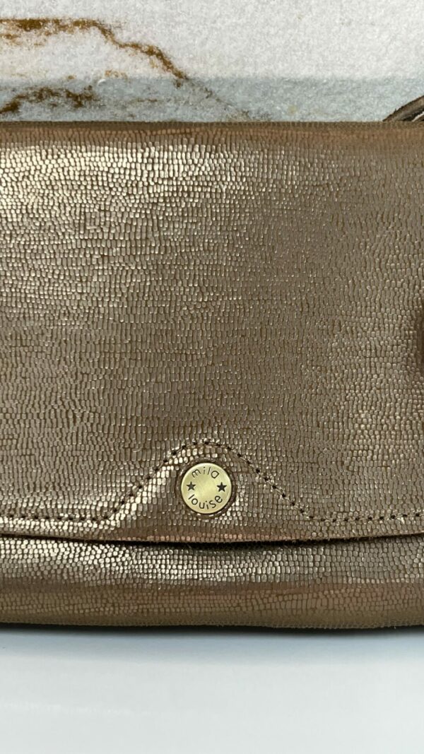 Sac pochette porté travers Odile RX Mila Louise bronze fossil