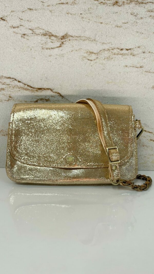 Sac pochette porté travers Odile RX Mila Louise ambre