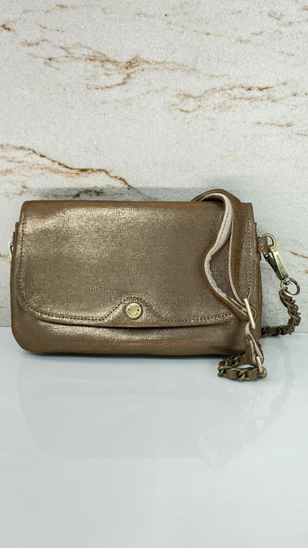 Sac pochette porté travers Odile RX Mila Louise bronze fossil
