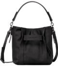 Sac bandoulière S Longchamp 3D cuir - noir