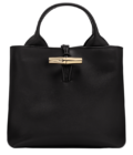 Sac à main S Roseau Longchamp Sleek noir