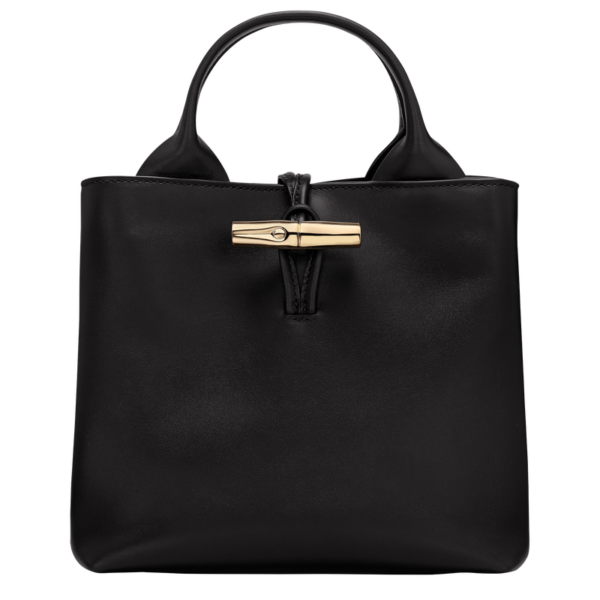 Sac à main S Roseau Longchamp Sleek noir