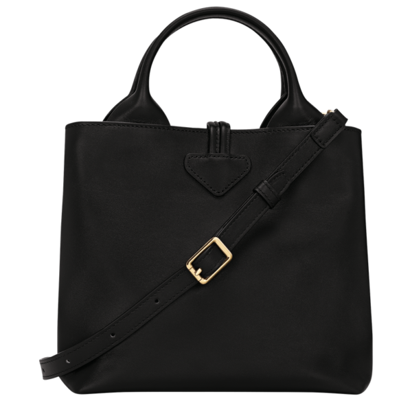 Sac à main S Roseau Longchamp Sleek noir