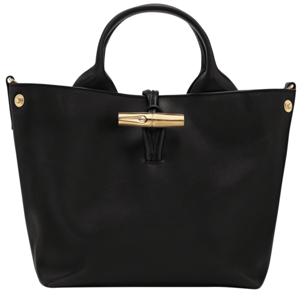 Sac à main S Roseau Longchamp Sleek noir