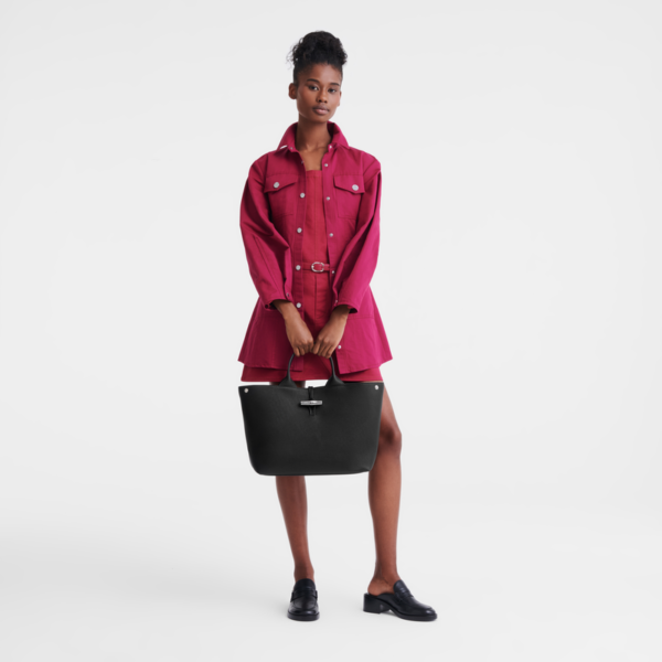 Sac à main L Roseau Longchamp noir