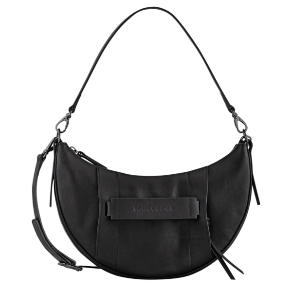 Sac banane/bandoulière S Longchamp 3D Cuir - noir