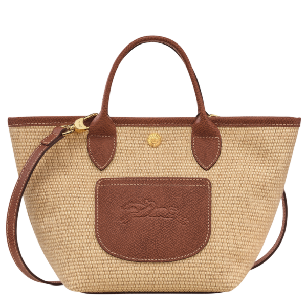 Sac bandoulière XS Le Panier Pliage Longchamp - brun