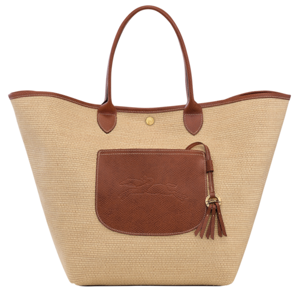 Grand sac cabas Le Panier Pliage L - Longchamp - brun