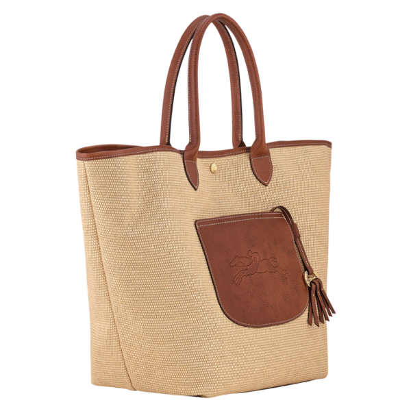 Grand sac cabas Le Panier Pliage L - Longchamp - brun
