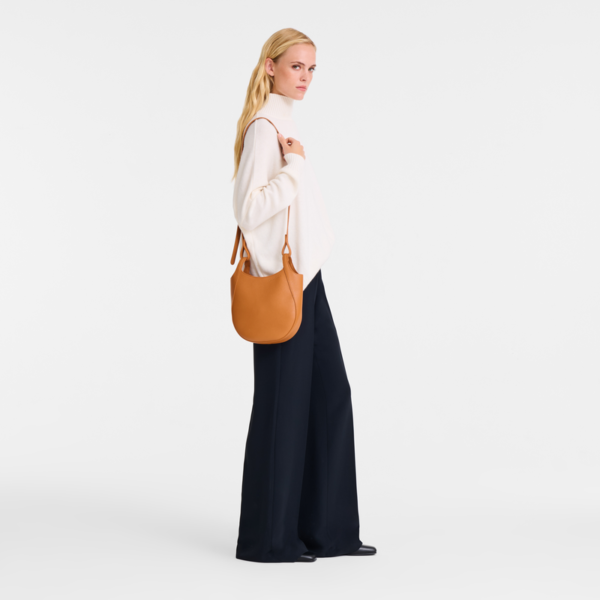 Sac bandoulière S Foulonné - Longchamp - ambre