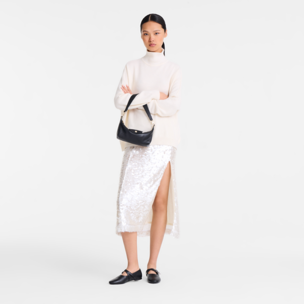 Sac porté épaule S Le Pliage Xtra bow Longchamp noir