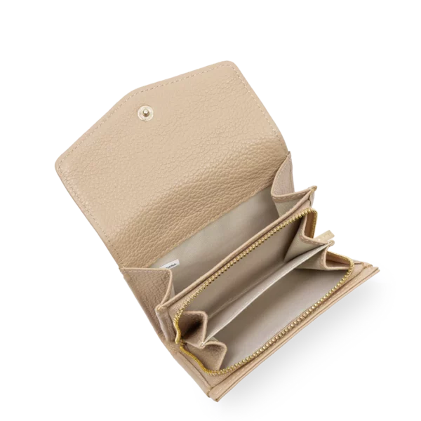 Portefeuille femme cuir Dune Lancaster beige foncé