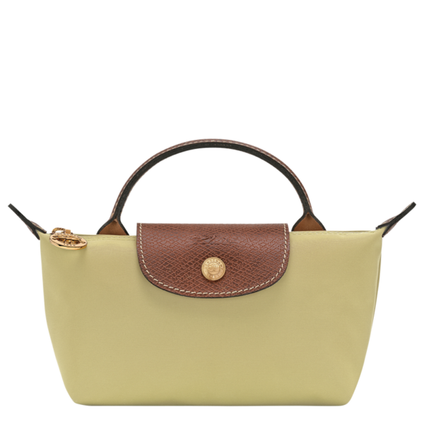 Trousse cosmétique avec poignée Le Pliage Original - pistache