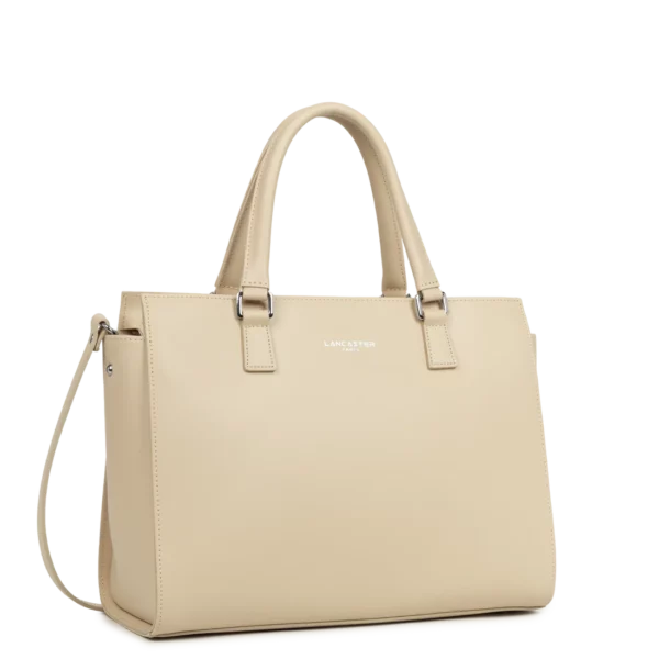 Grand sac à main Smooth Lancaster - beige