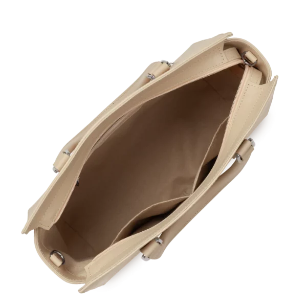Grand sac à main Smooth Lancaster - beige