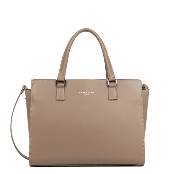 Grand sac à main Smooth Lancaster - praline