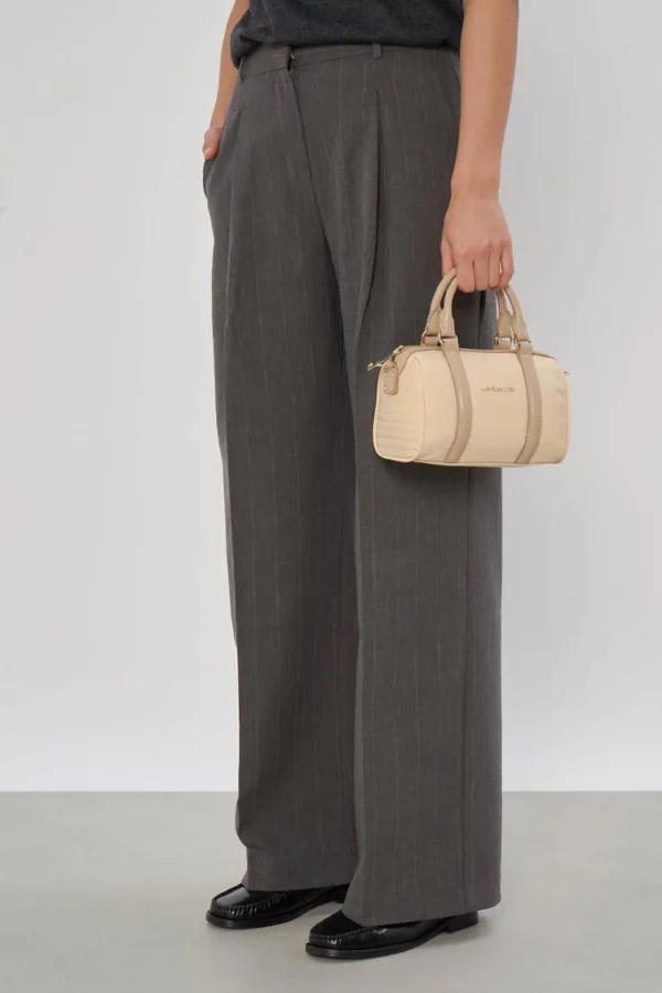 Petit Sac Polochon Lancaster Basic Ana beige