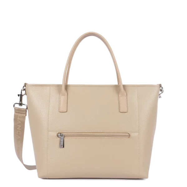 Sac cabas main Maya Double KBA Lancaster beige foncé