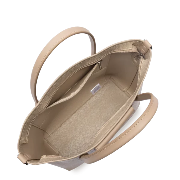 Sac cabas main Maya Double KBA Lancaster beige foncé