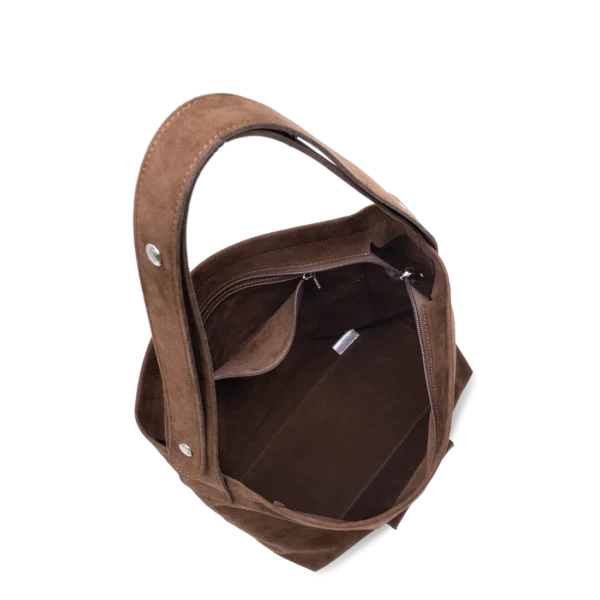 Sac seau suédine KBA Lancaster marron