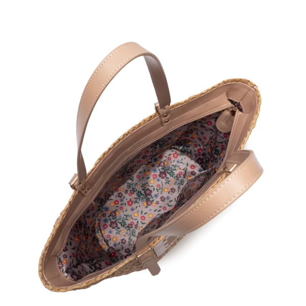 Sac cabas épaule le Panier Lancaster naturel