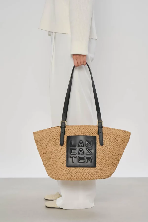 Sac cabas épaule le Panier Lancaster noir