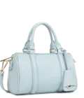 Petit Sac Polochon Cuir Lancaster Milano Ana bleu fumé
