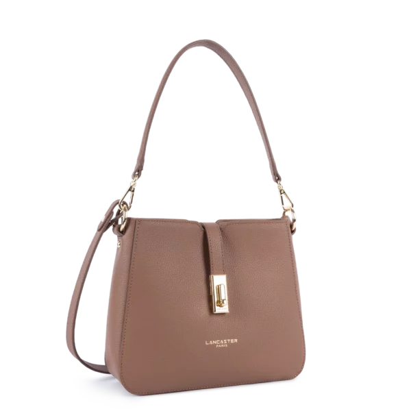 Sac besace Milano Horizon Lancaster marron clair