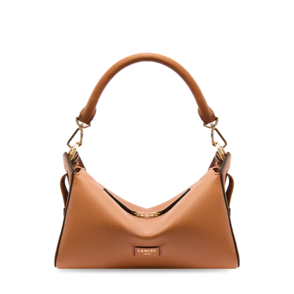 Sac hobo zippé Louison Lancel - camel
