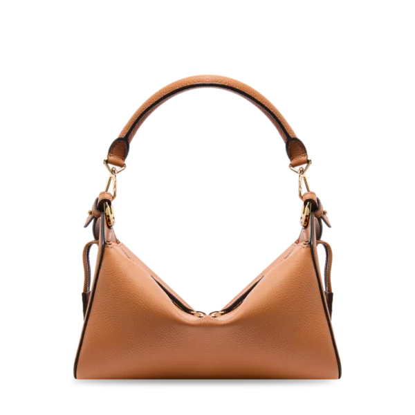 Sac hobo zippé Louison Lancel - camel
