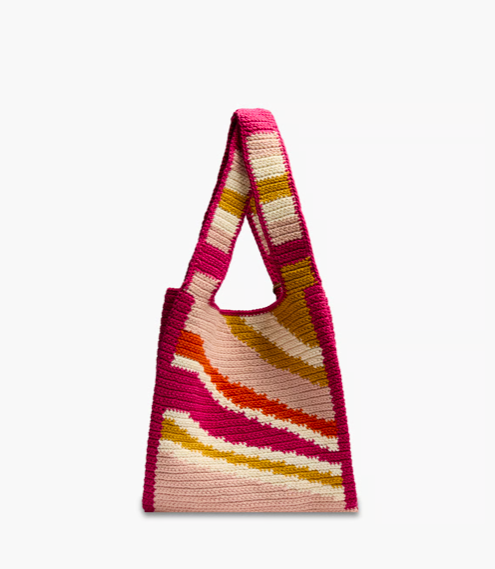 Sac shopper M Summer Mania Lancel multico sorbet