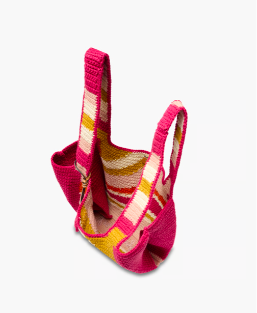 Sac shopper M Summer Mania Lancel multico sorbet