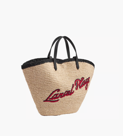 Sac cabas panier summer mania Lancel - Noir