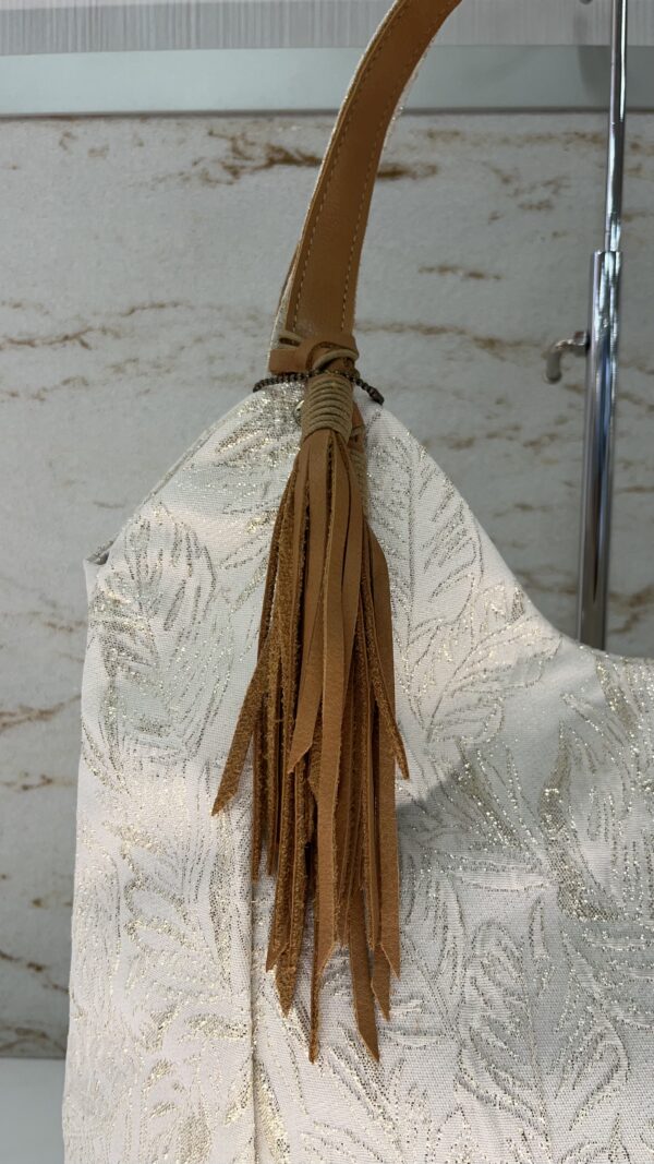 Sac cabas à motif Naomi TK Mila Louise ambre