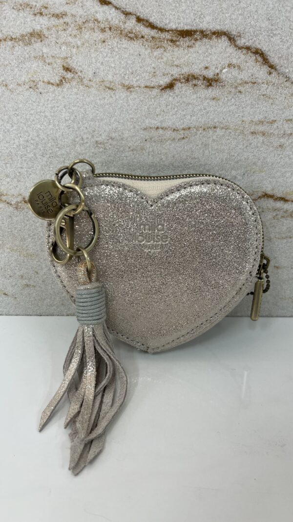 Porte-Monnaie et Porte-Clés amour Mila Louise latte